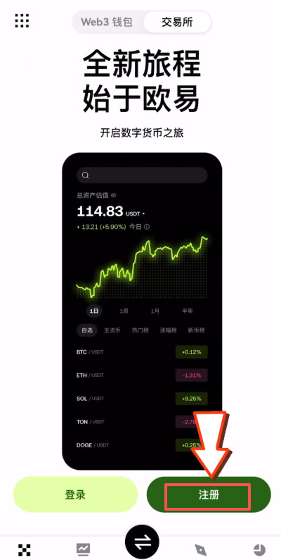 注册欧易账户操作流程